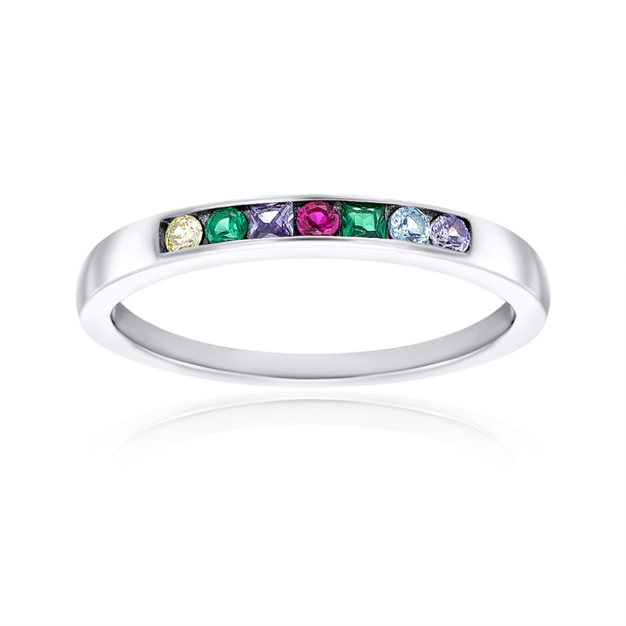 12345 Срібна каблучка з фіанітами. Артикул 2R33731-R/12/3535 12345 грн1,599 12345