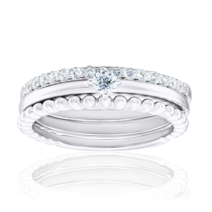 12345 Срібна каблучка з фіанітами. Артикул ML13844A-R/12/1 12345 грн3,281 12345