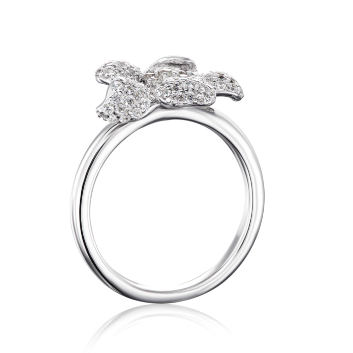 12345 Срібна каблучка з фіанітами. Артикул ML13980A-R/12/1 12345 грн1,683 12345