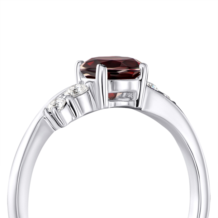 12345 Срібна каблучка з гранатом. Артикул OR565-R/12/5093 12345 грн1,629 12345