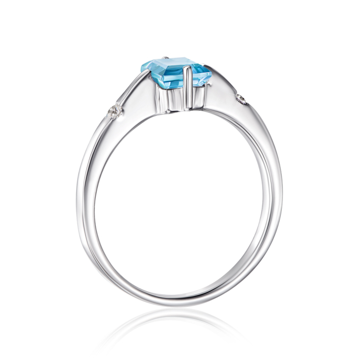 12345 Срібна каблучка з топазом sky. Артикул GRE2036-R/12/7116 12345 грн1,771 12345