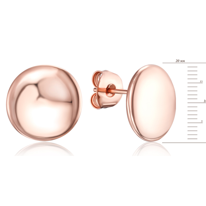 12345 Срібні позолочені сережки-пусети. Артикул 5AG0027B-E/17 12345 грн3,689 12345