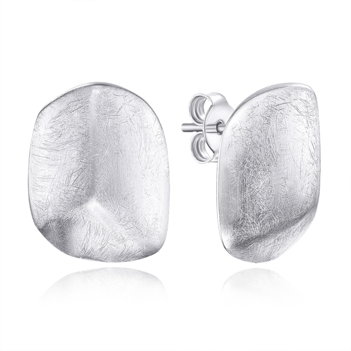 Срібні пусети без вставки. Артикул S-OR-04-028/G/R-E/12