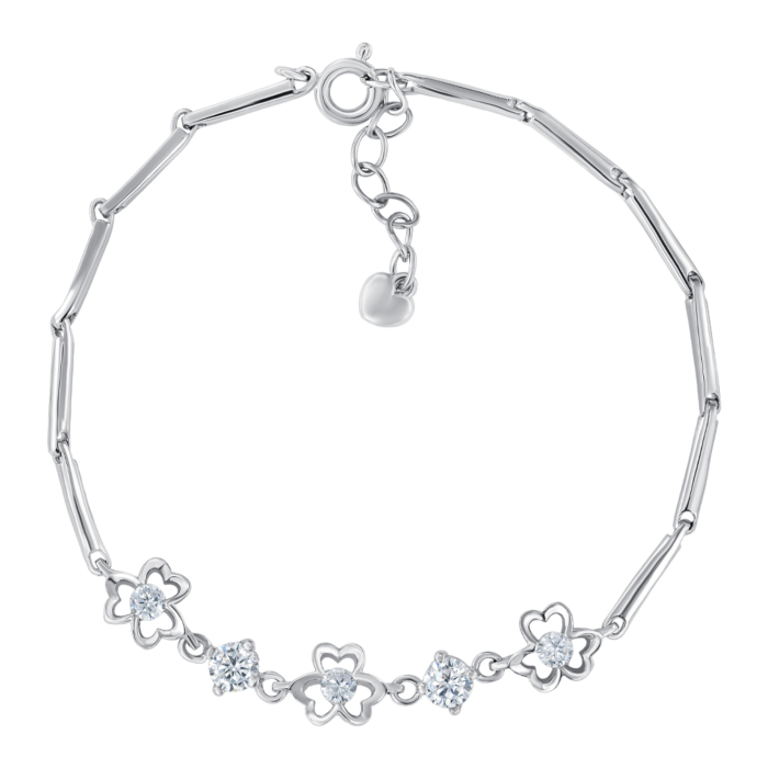 12345 Срібний браслет з фіанітами. Артикул SL00059-B/12/1 12345 грн2,025 12345