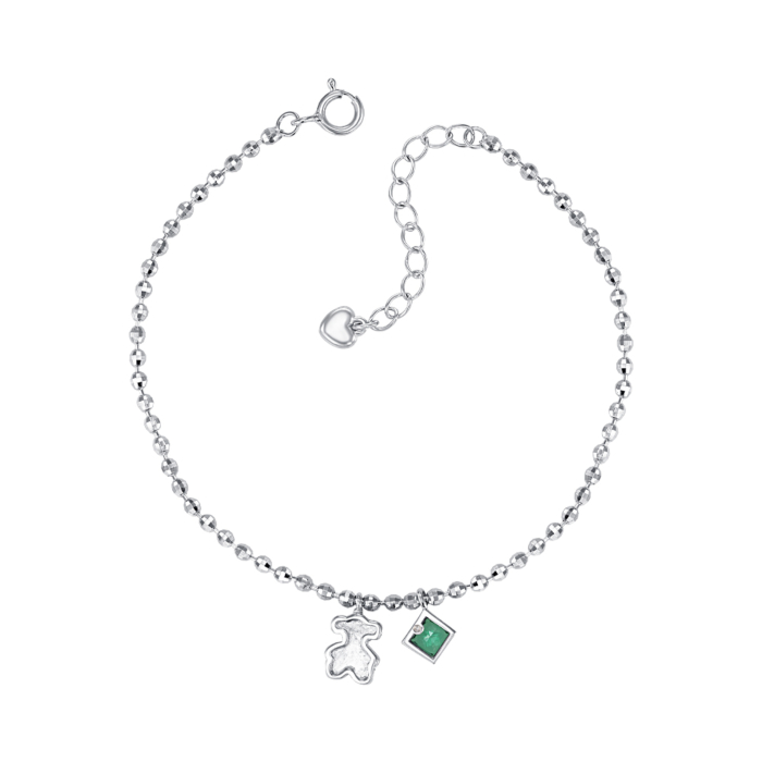 12345 Срібний браслет з фіанітом. Артикул SL00331-B/12/10 12345 грн1,259 12345