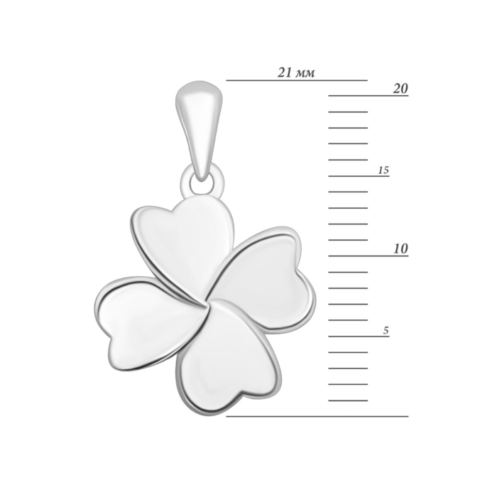 12345 Срібна підвіска Конюшина. Артикул UG5SP00333 12345 грн679 12345