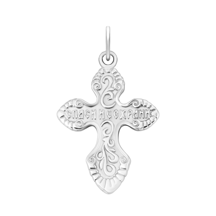 12345 Срібний хрестик. Розп'яття Христове.Артикул UG5906/род 12345 грн1,756 12345