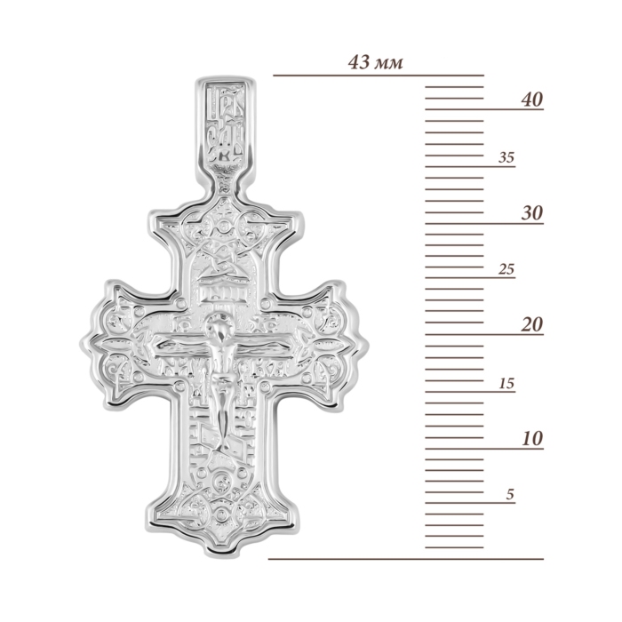 12345 Срібний хрестик. Розп'яття Христове.Артикул UG5918/род 12345 грн5,756 12345