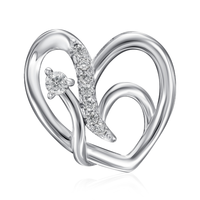 12345 Срібна підвіска з фіанітами. Артикул SZDP00466-P/12/1 12345 грн1,513 12345