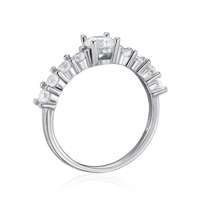 12345 Срібна каблучка з фіанітами. Артикул SZDR00867-R/12/1 12345 грн1,641 12345