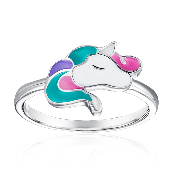 12345 Срібна каблучка з емаллю. Артикул SZDR07758-R/12/4766 12345 грн1,641 12345