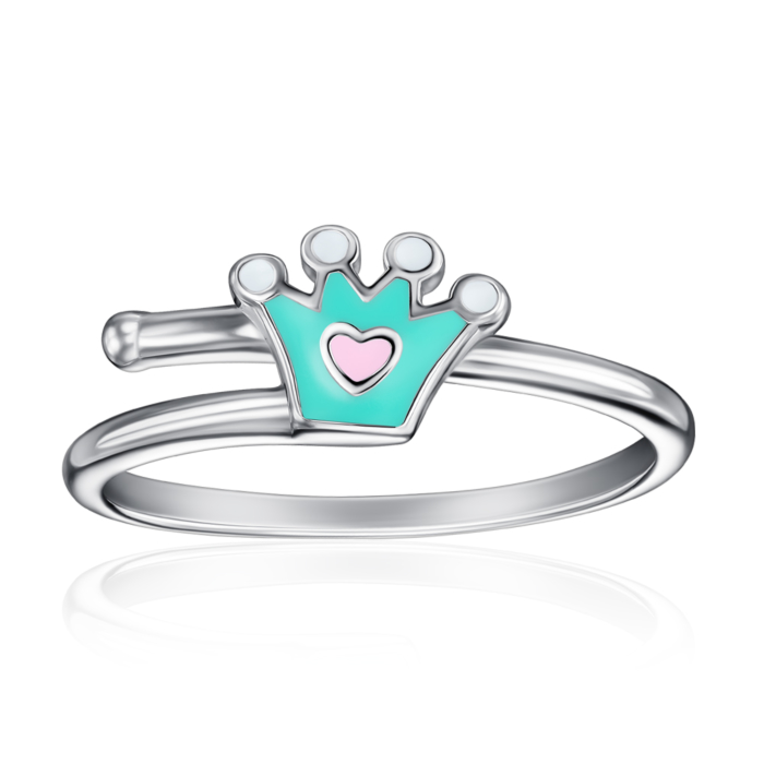 12345 Срібна каблучка з емаллю. Артикул SZDR07804-R/12/4758 12345 грн1,060 12345