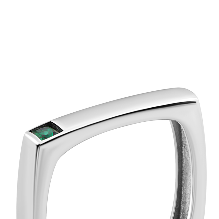 12345 Срібна каблучка з фіанітом. Артикул UG5SZDR15626 12345 грн1,842 12345