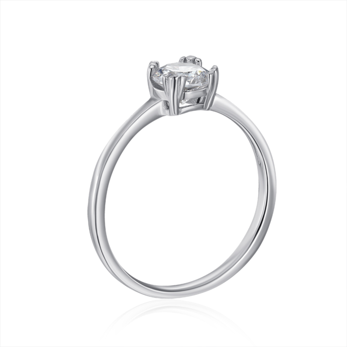 12345 Срібна каблучка з фіанітом. Артикул SZDR16717-R/12/1 12345 грн1,223 12345