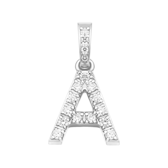 12345 Золота підвіска Літера А з діамантами.Артикул UG53101010802 12345 грн23,561 12345