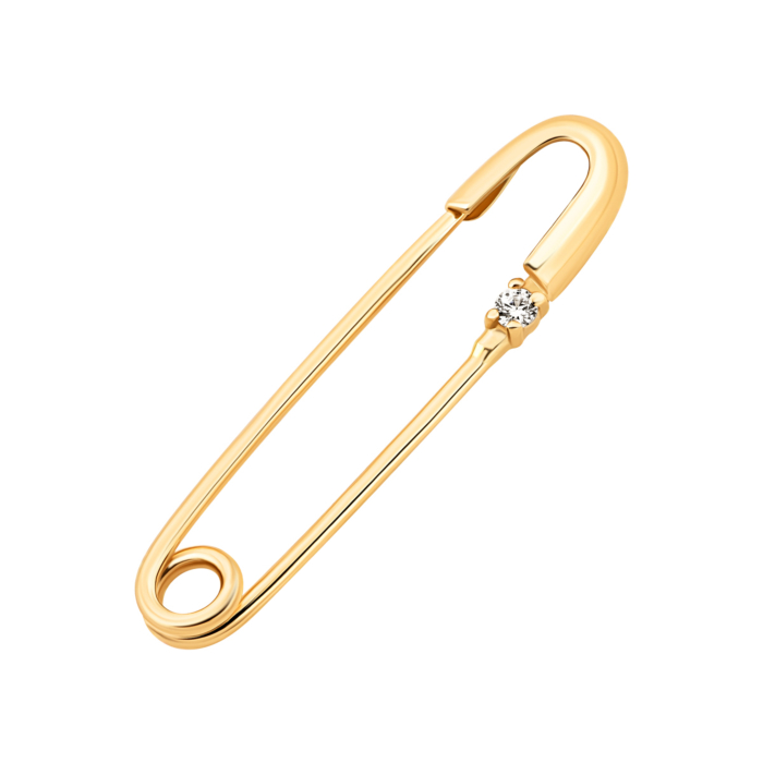 12345 Золота брошка-булавка з фіанітом.Артикул UG5610666910301 12345 грн3,134 12345