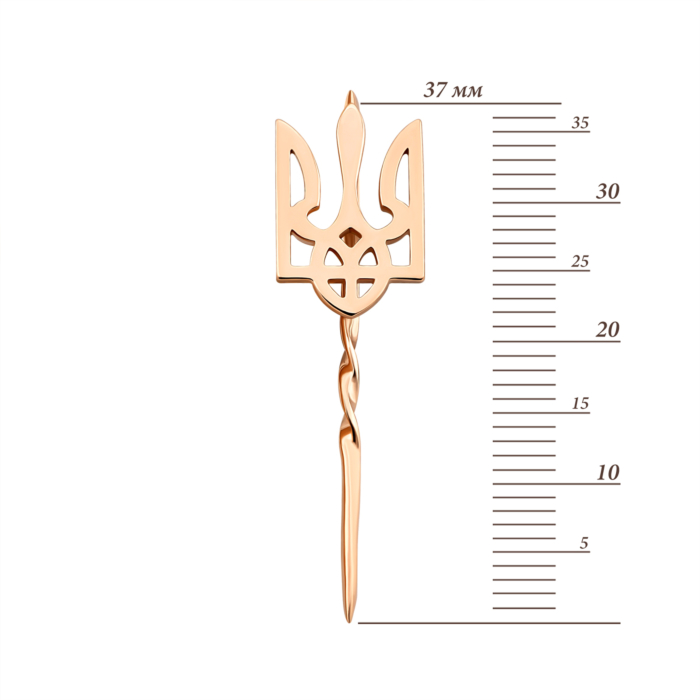 12345 Золота брошка-шпилька Герб.Артикул UG5360006 12345 грн5,361 12345