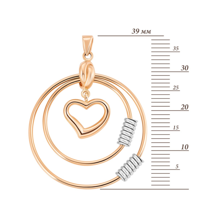 12345 Золота підвіска. Артикул UG53/51/030 12345 грн9,145 12345