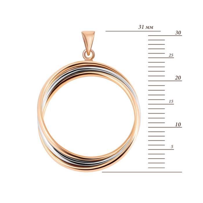 12345 Золота підвіска. Артикул UG53/51/032 12345 грн7,401 12345