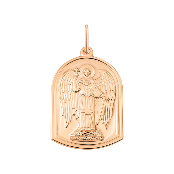 Золотая подвеска Ангел Хранитель. Артикул UG5и051