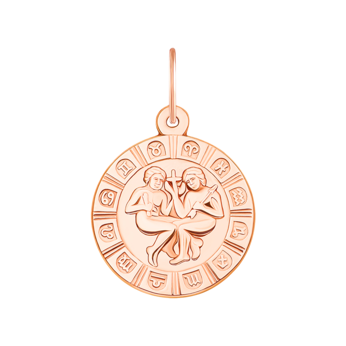 12345 Золота підвіска «Близнюки». Артикул 30503/бл 12345 грн4,509 12345