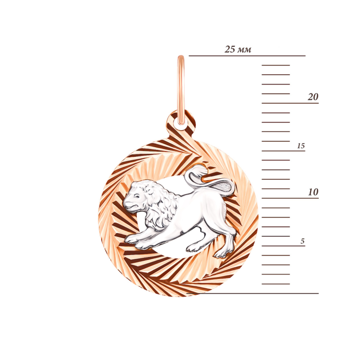 12345 Золота підвіска Лев (30511-5/01/3 (30511/лв) 12345 грн5,956 12345