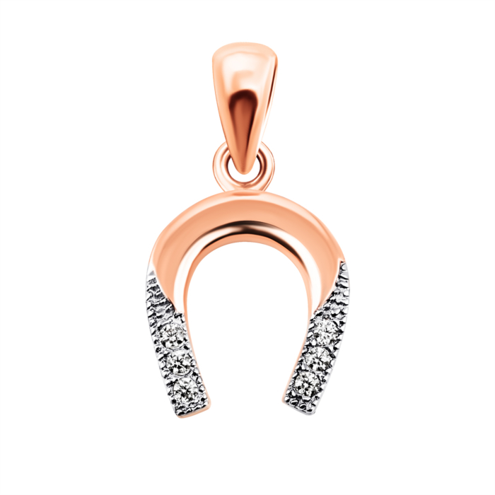 12345 Золота підвіска Підкова з фіанітами. Артикул UG531590 12345 грн1,881 12345