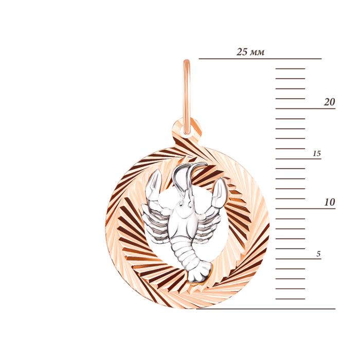 12345 Золота підвіска Рак (30511-4/01/3 (30511/рк) 12345 грн5,871 12345