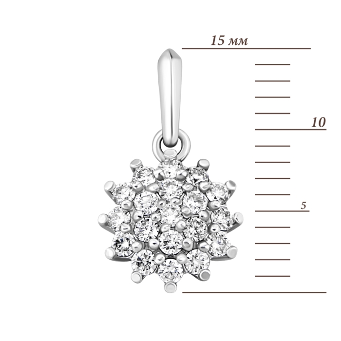 12345 Золота підвіска з діамантами.Артикул UG53191504202 12345 грн22,560 12345