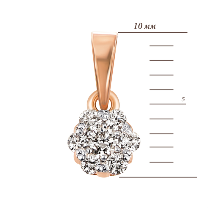 12345 Золота підвіска з діамантами. Артикул UG552960/2.25 12345 грн13,189 12345