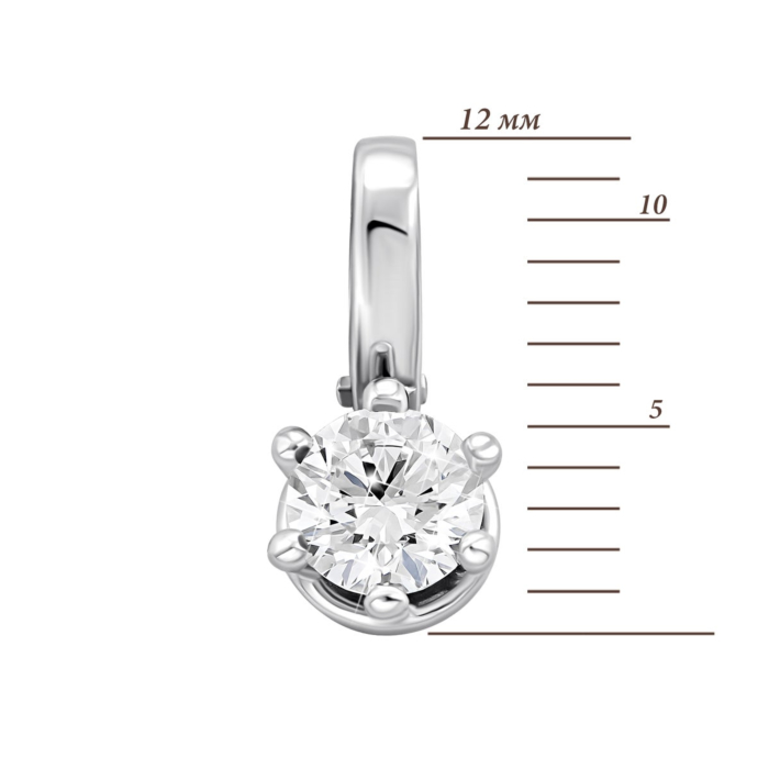 12345 Золота підвіска з діамантом. Артикул UG5809028/02/1/8312 12345 грн83,856 12345