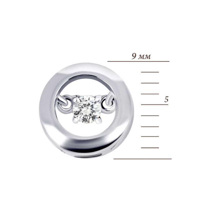 12345 Золота підвіска з діамантом. Артикул UG533450/1 12345 грн17,703 12345