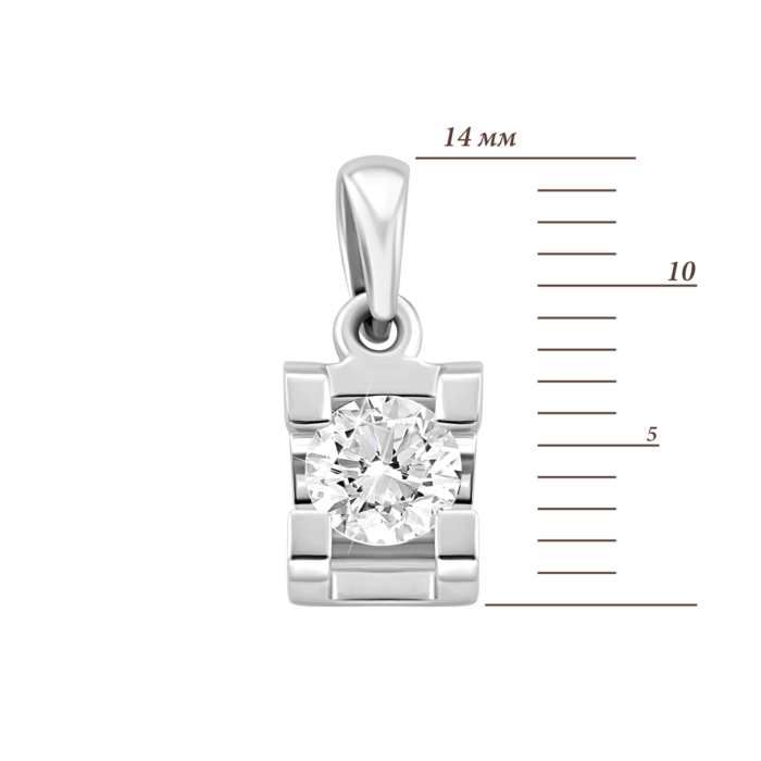 12345 Золота підвіска з діамантом.Артикул UG5560116/02/1/8312 12345 грн114,685 12345