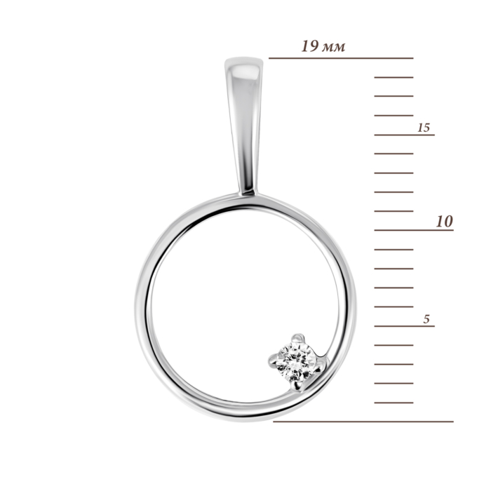 12345 Золота підвіска з фіанітом.Артикул UG5ПВ1424(зв)Б 12345 грн2,576 12345