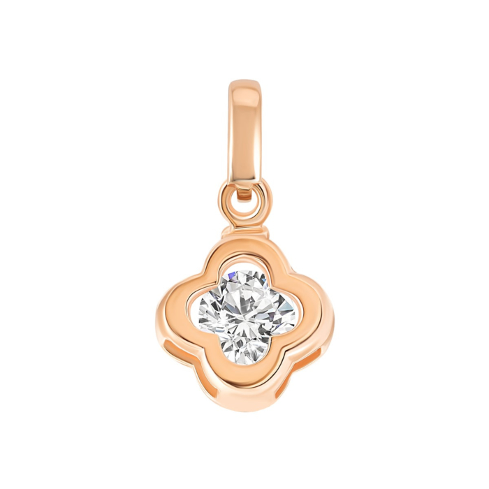12345 Золота підвіска з фіанітом S. Артикул UG5П4284Sw 12345 грн5,035 12345