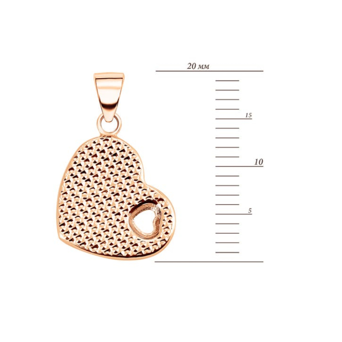 12345 Золота підвіска Серце. Артикул UG53/51/005 12345 грн4,920 12345