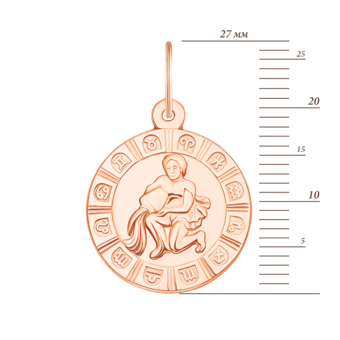 12345 Золота підвіска «Водолій». Артикул 30503/вд 12345 грн4,679 12345