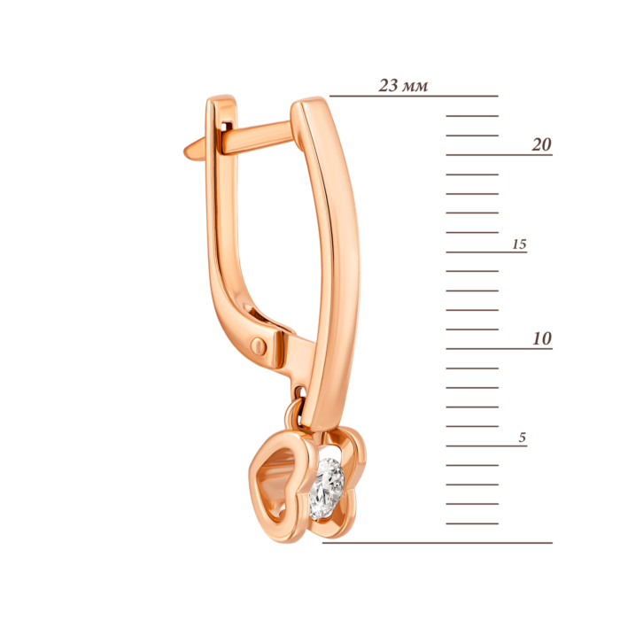 12345 Золоті сережки з діамантами.Артикул UG52108656201 12345 грн49,857 12345