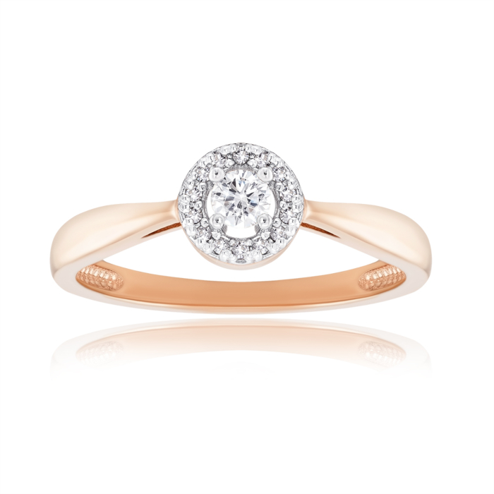 12345 Золота каблучка з діамантами. Артикул 800098/01/1/9979 12345 грн21,253 12345