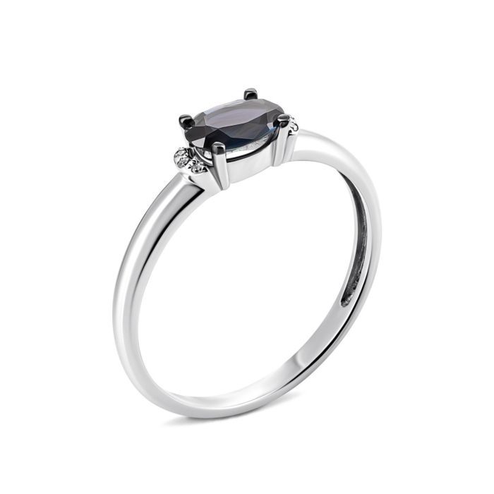 12345 Золота каблучка з діамантами і сапфіром. Артикул UG553543/02/1/8121 12345 грн13,721 12345