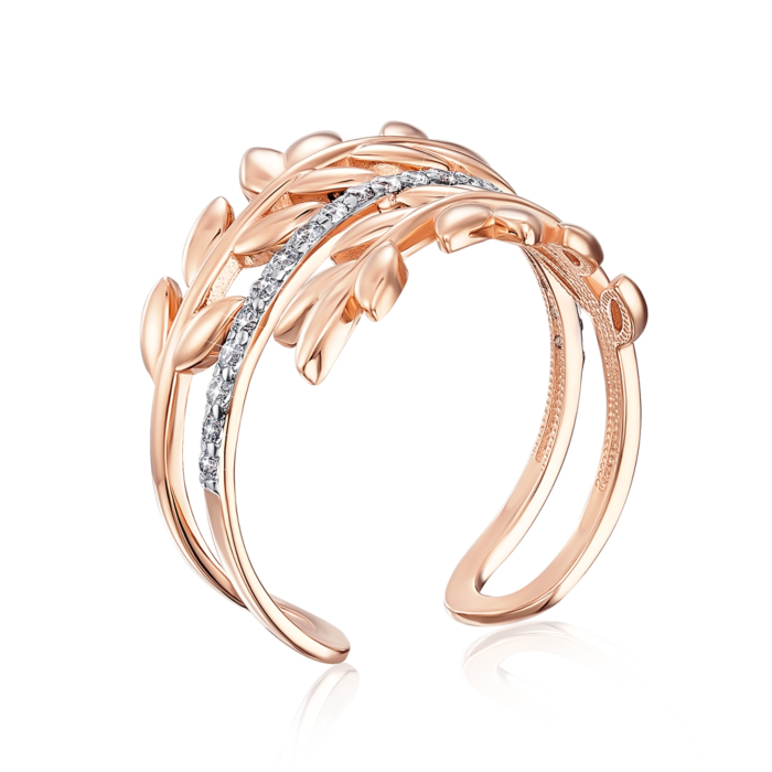 12345 Золота каблучка з фіанітами. Артикул 13506/01/1/13 12345 грн14,335 12345