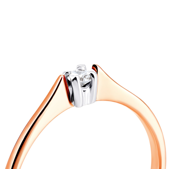 12345 Золота каблучка з фіанітом. Артикул UG5КВ569 12345 грн3,466 12345