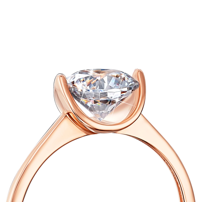 12345 Золота каблучка з фіанітами S. Артикул 13398/01/0/280 12345 грн6,264 12345