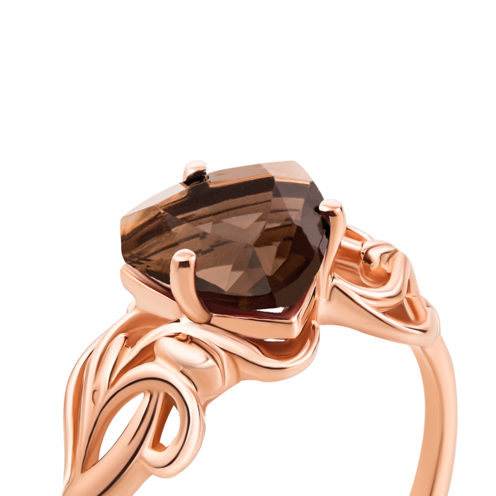 12345 Золота каблучка з раухтопазом (530128/раух с) 12345 грн6,852 12345