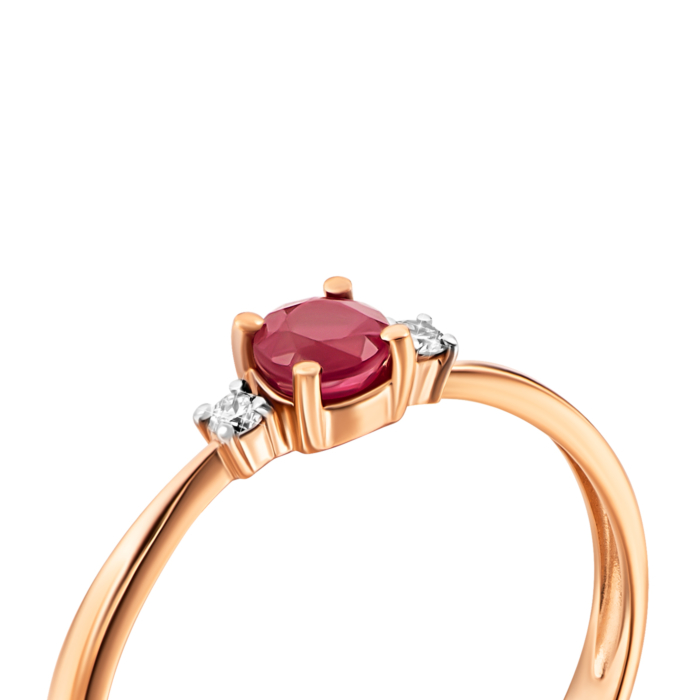 12345 Золота каблучка з рубіном і діамантами.Артикул UG512266RUBY 12345 грн18,897 12345