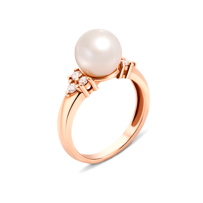 12345 Золота каблучка з перлиною і фіанітами (13097) 12345 грн17,441 12345