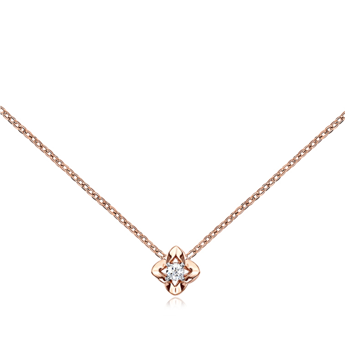 12345 Золоте кольє з фіанітом Tesori. Артикул 31753/66024-3/01/1/4035 12345 грн10,380 12345