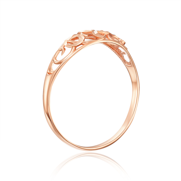 12345 Золота каблучка з алмазною гранню. Артикул 13723/01/2 12345 грн4,212 12345