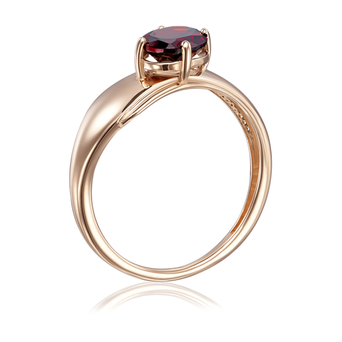 12345 Золота каблучка з гранатом. Артикул 530421/01/0/5069 12345 грн8,550 12345