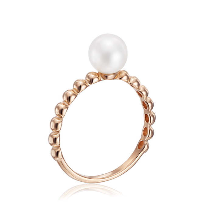 12345 Золота каблучка з перлиною. Артикул 18071/01/0/2163 12345 грн6,211 12345